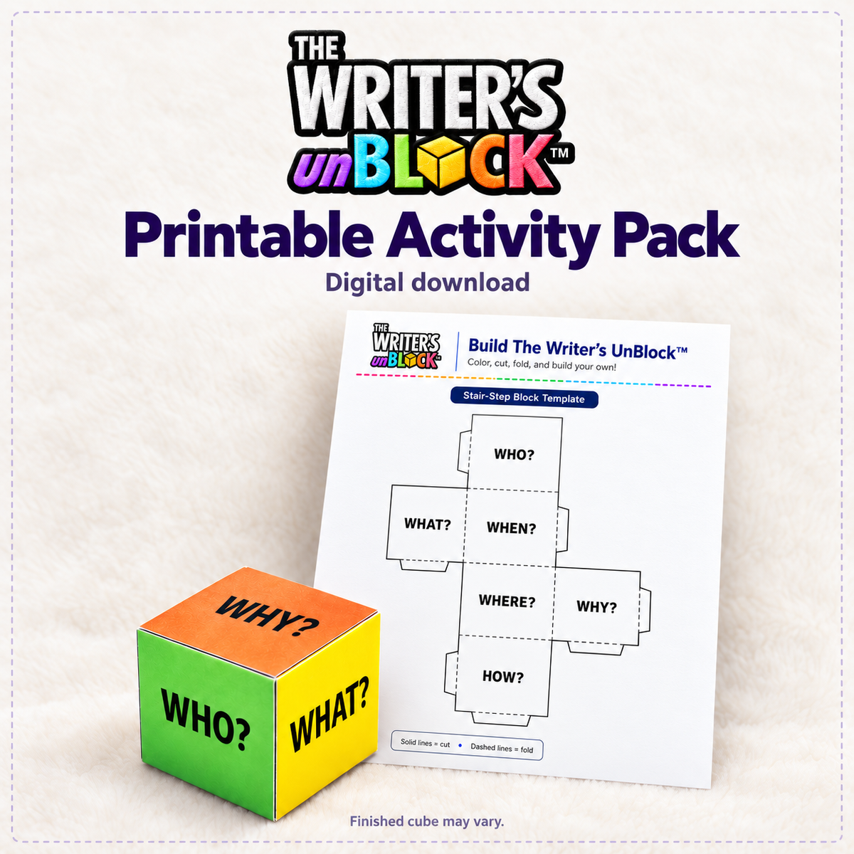 The Writer’s UnBlock™ Printable Activity Pack